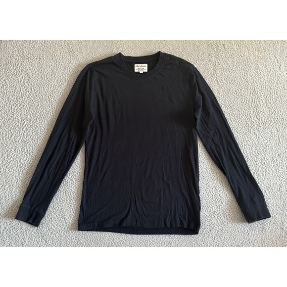 Red Jacket Other - Red Jacket Shirt Mens Medium Black Long Sleeve Crewneck Basic Tee Casual Cotton